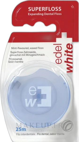 Edel White Fil Dentaire Aromatise Menthe