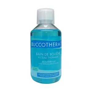 Buccotherm Bain De Bouche Bleu Sans Alcool 300ml Gout Menthe Fraiche