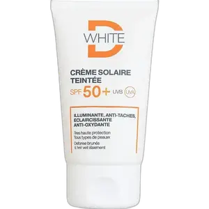 D White Creme Solaire Tentee Doree Medium Spf50+50ml