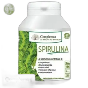 Complemax Spiruline + Vit C 400mg 120 Gul