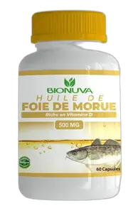 Bionuva Huile De Foie De Morue 60 Capsules