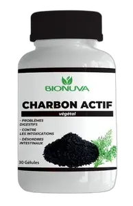 Bionuva Charbon Actif 30 Gelules